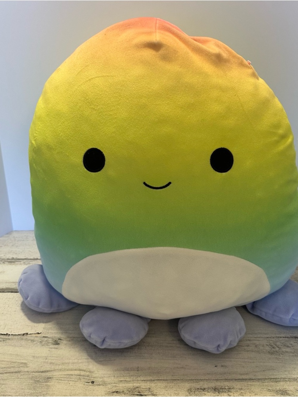 Squishmallows Elodie The Pastel Rainbow Ombre Octopus Plush Toy 16”